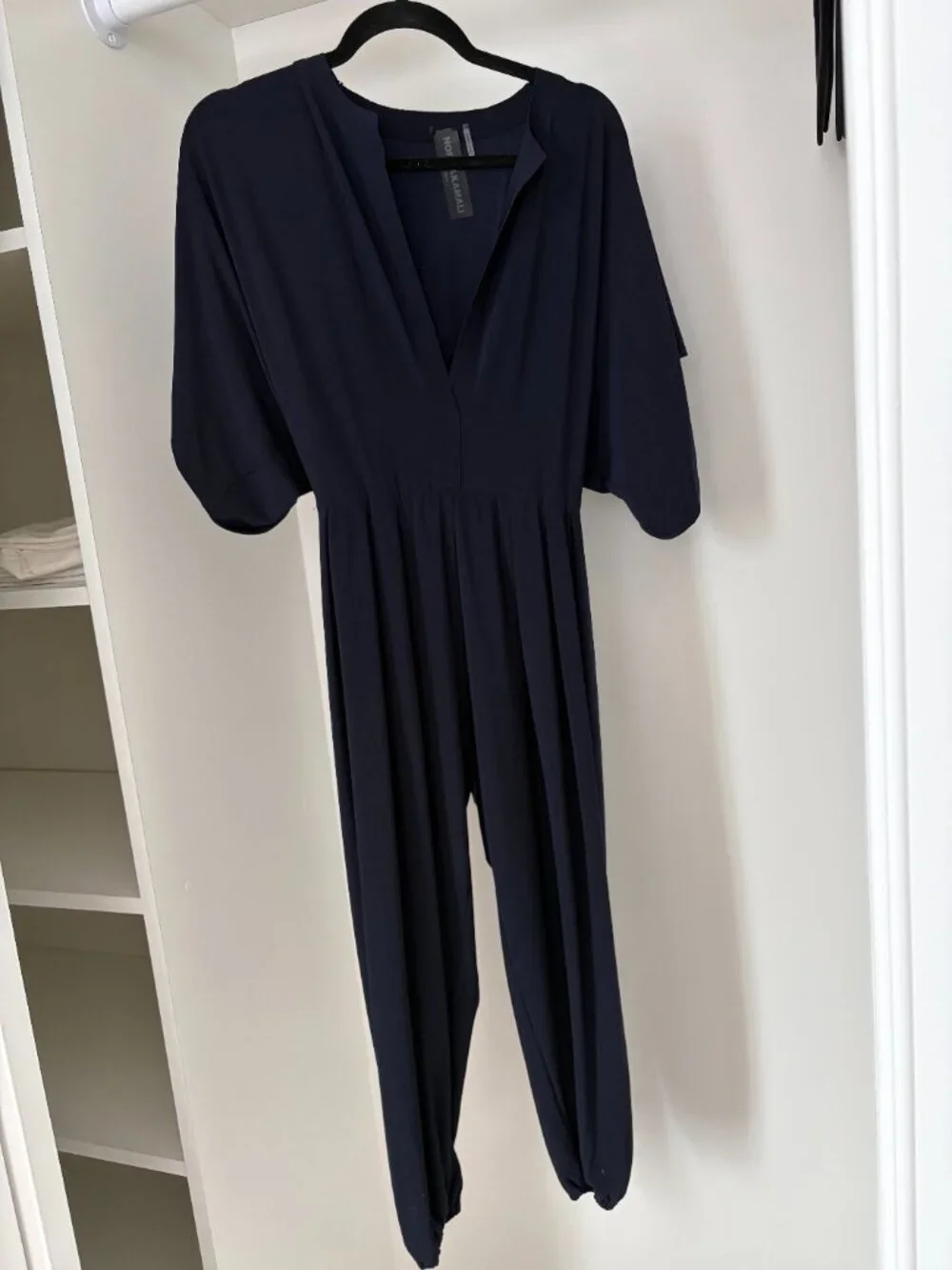 Norma Kamali - Navy Jog Jumpsuit - XS